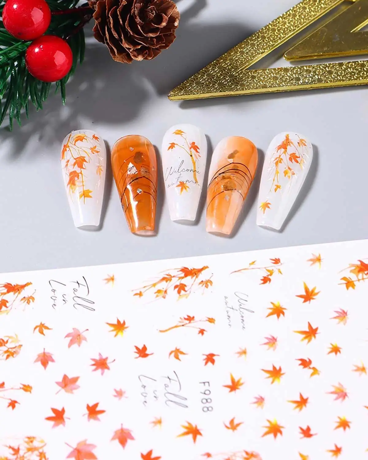 Decals Thanksgiving Nail Art