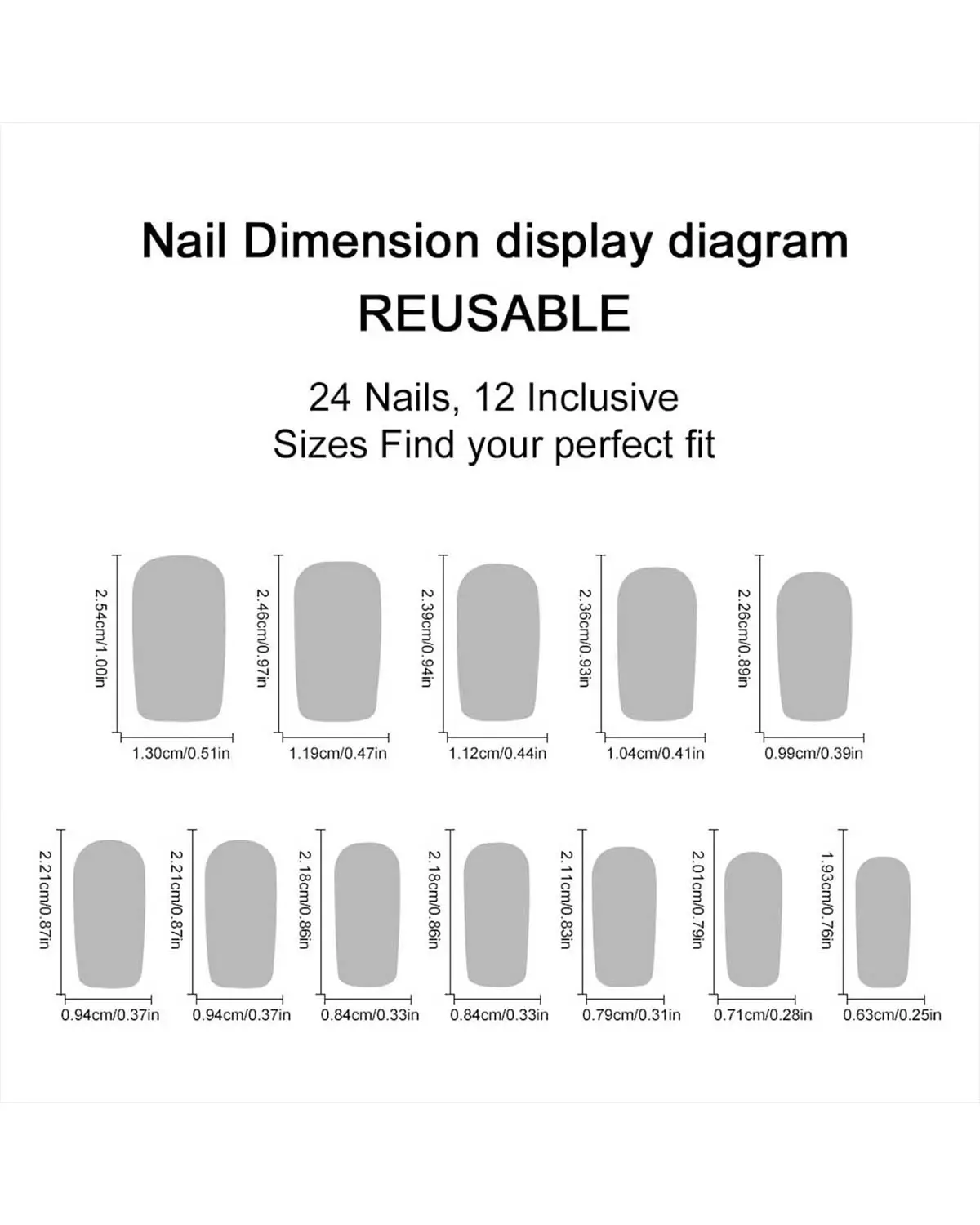 French Tip Press On Pink Nails