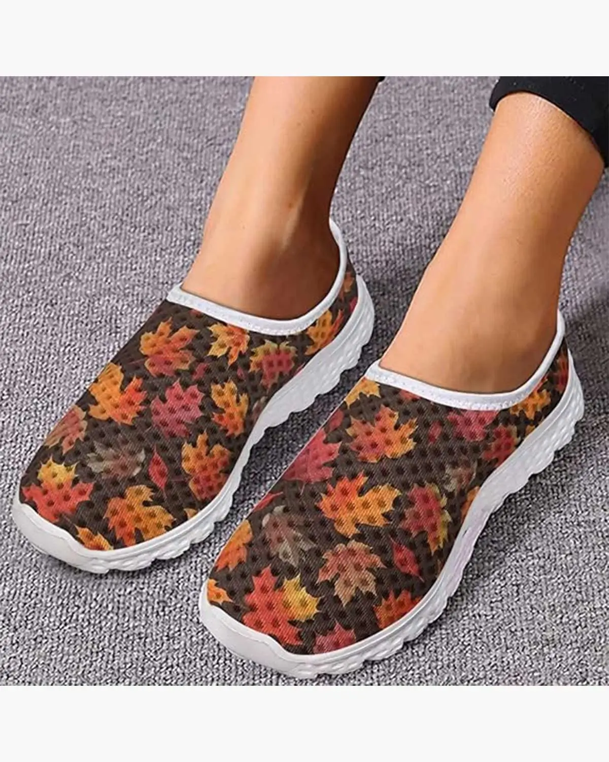 Jeiento Christmas Athletic Running Shoes for Women