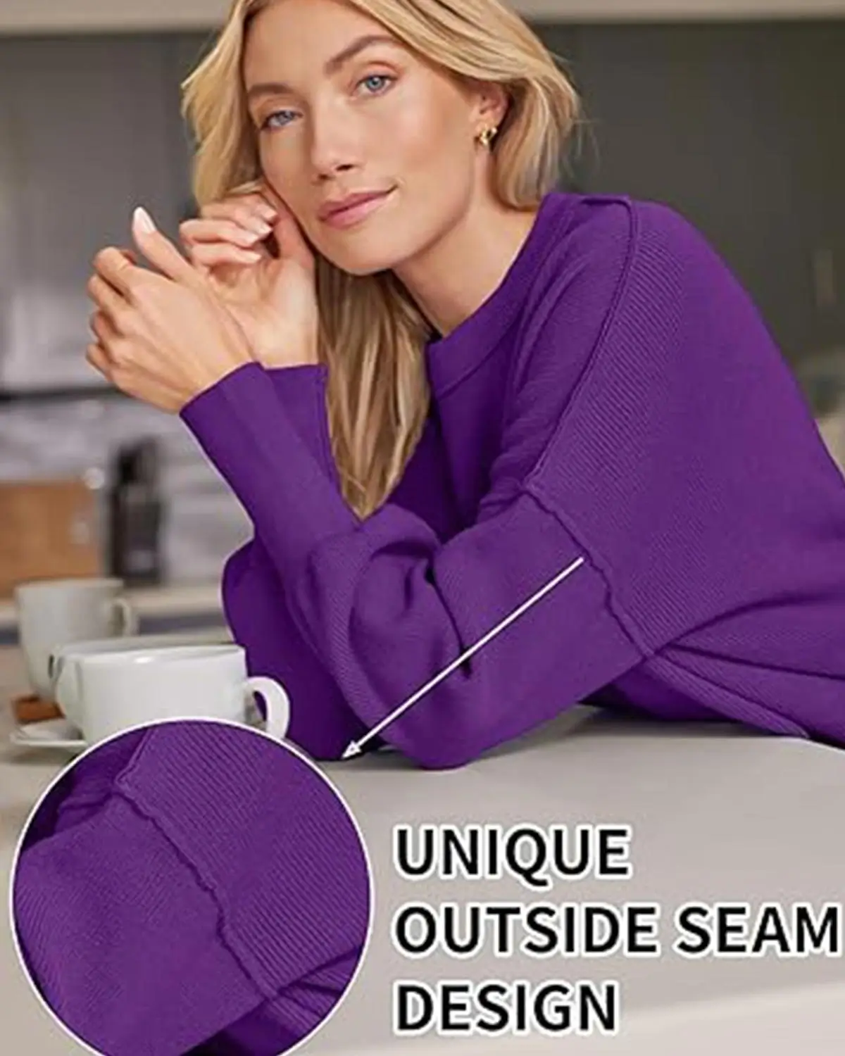 Lillusory Women Oversized Batwing Sweaters Fall Outfits