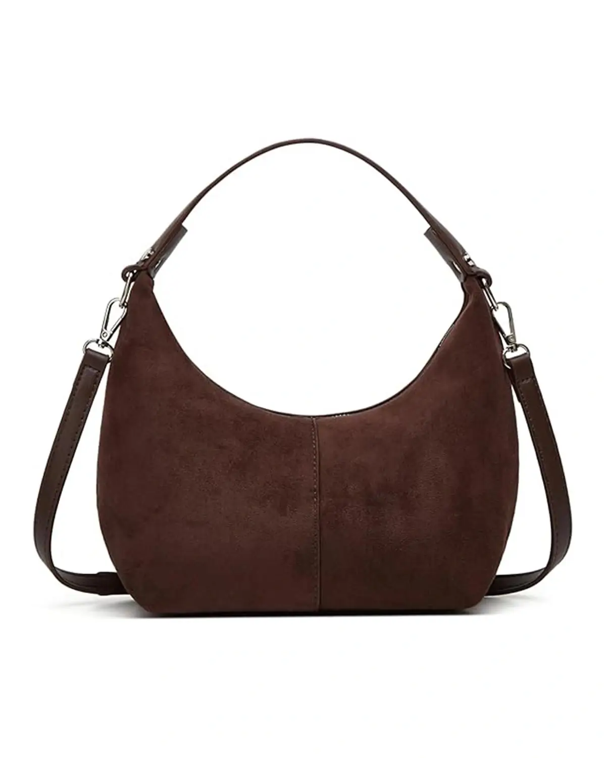 Suede Crescent Bag Women