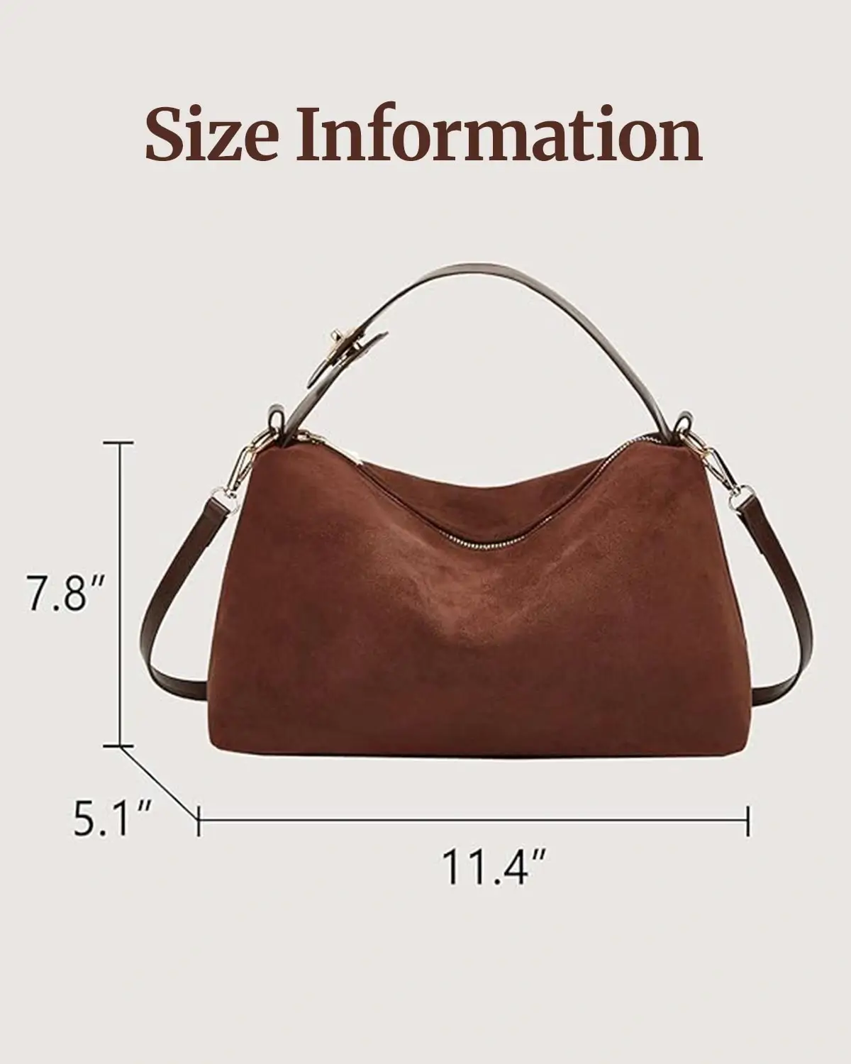 Suede Tote Bag Women