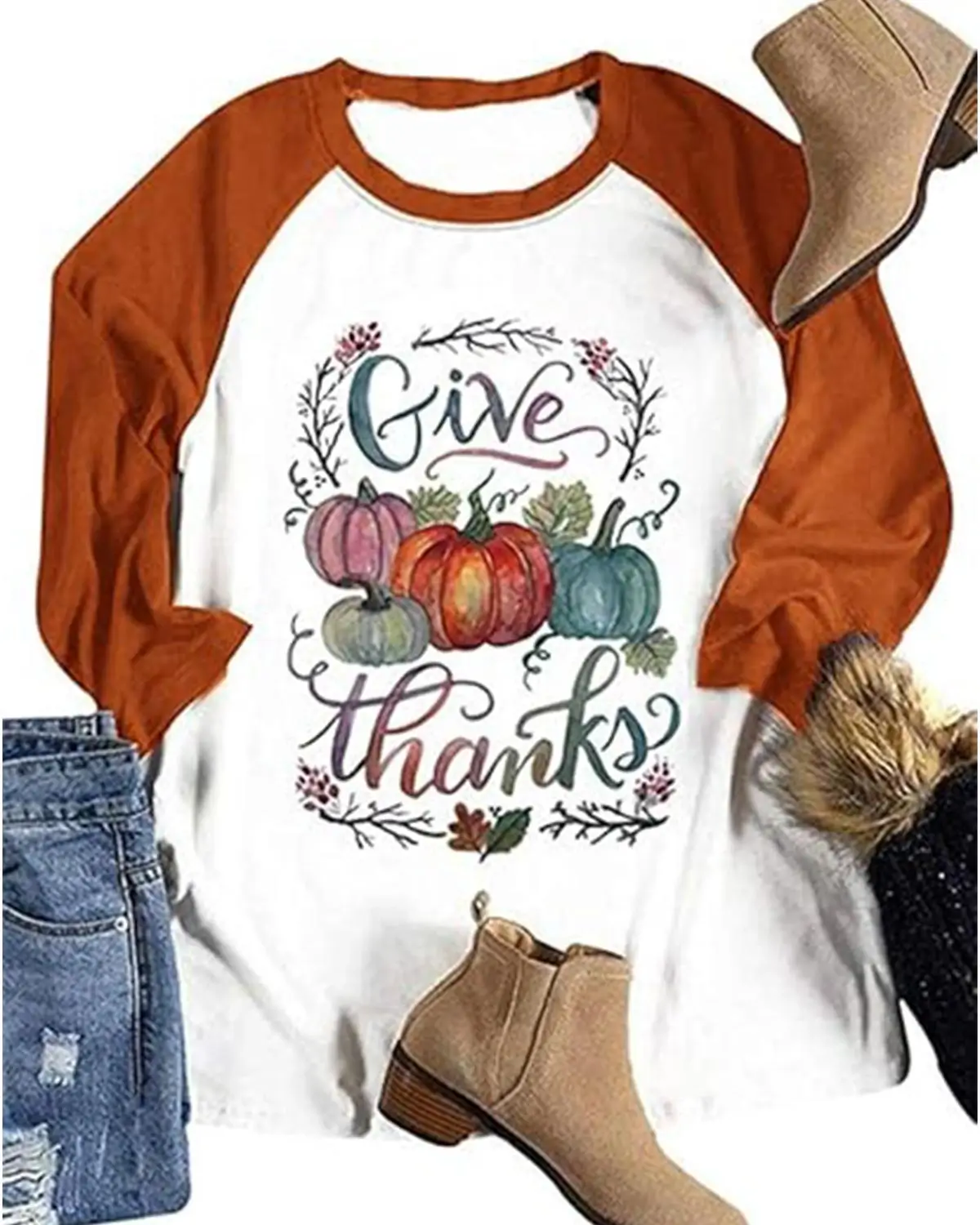 Thanksgiving Give Thanks Shirts 