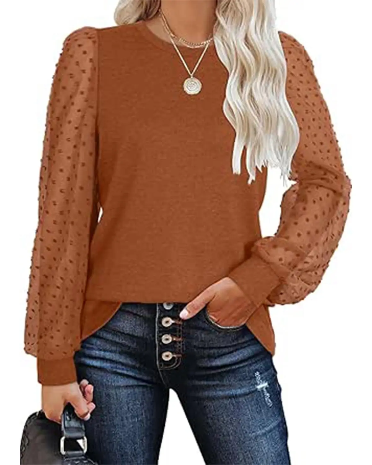 WIHOLL Long Sleeve Shirts for Women