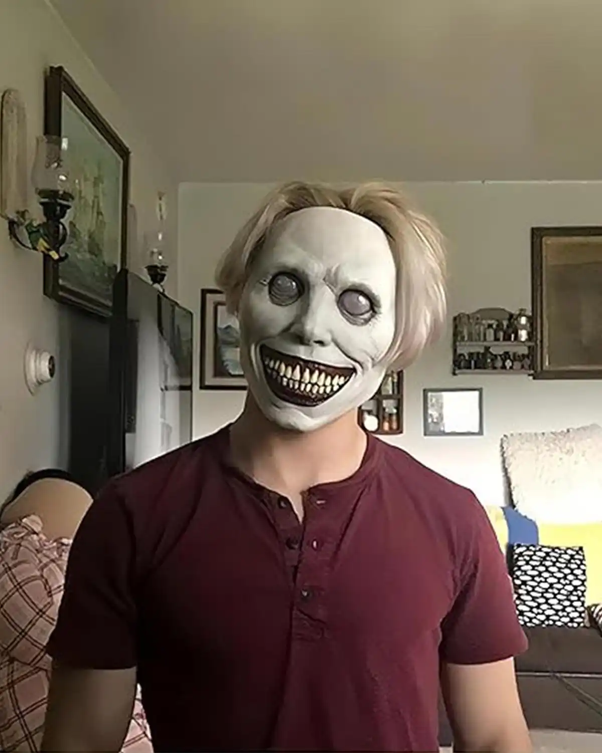 Aerkersun Scary Halloween Mask for Womens