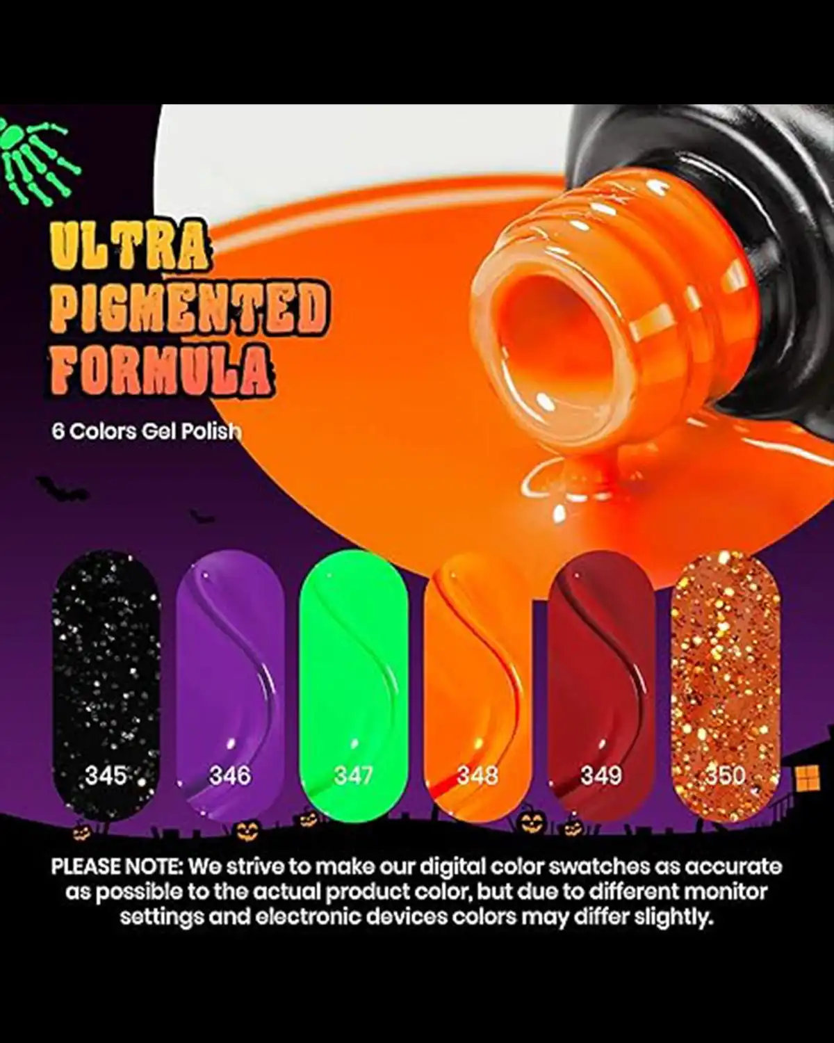 Beetles Halloween Gel Nail Polish for Womens