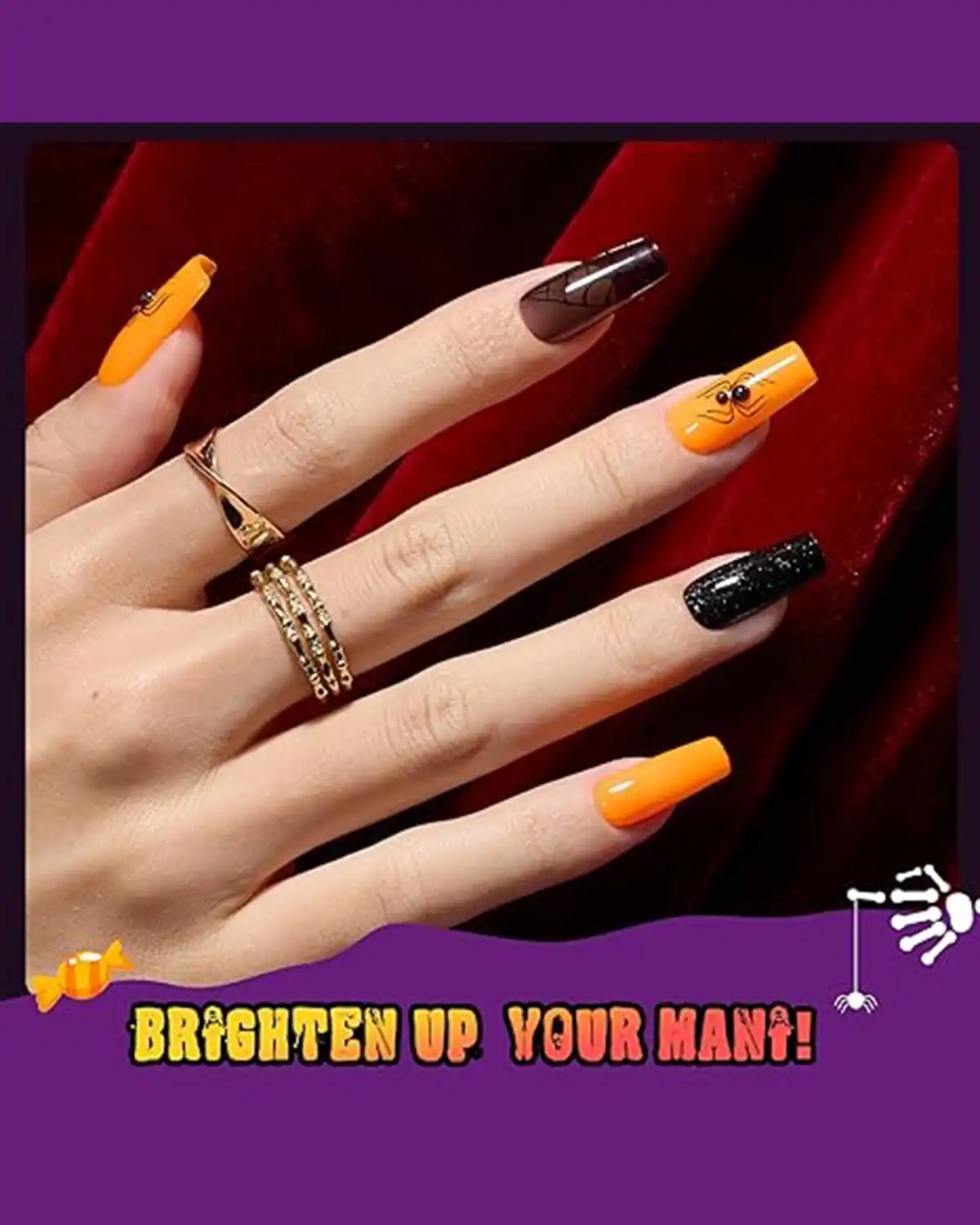 Beetles Halloween Gel Nail Polish