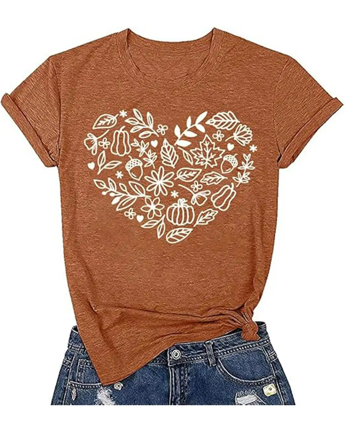 Beopjesk Halloween Thanksgiving Tees For Women