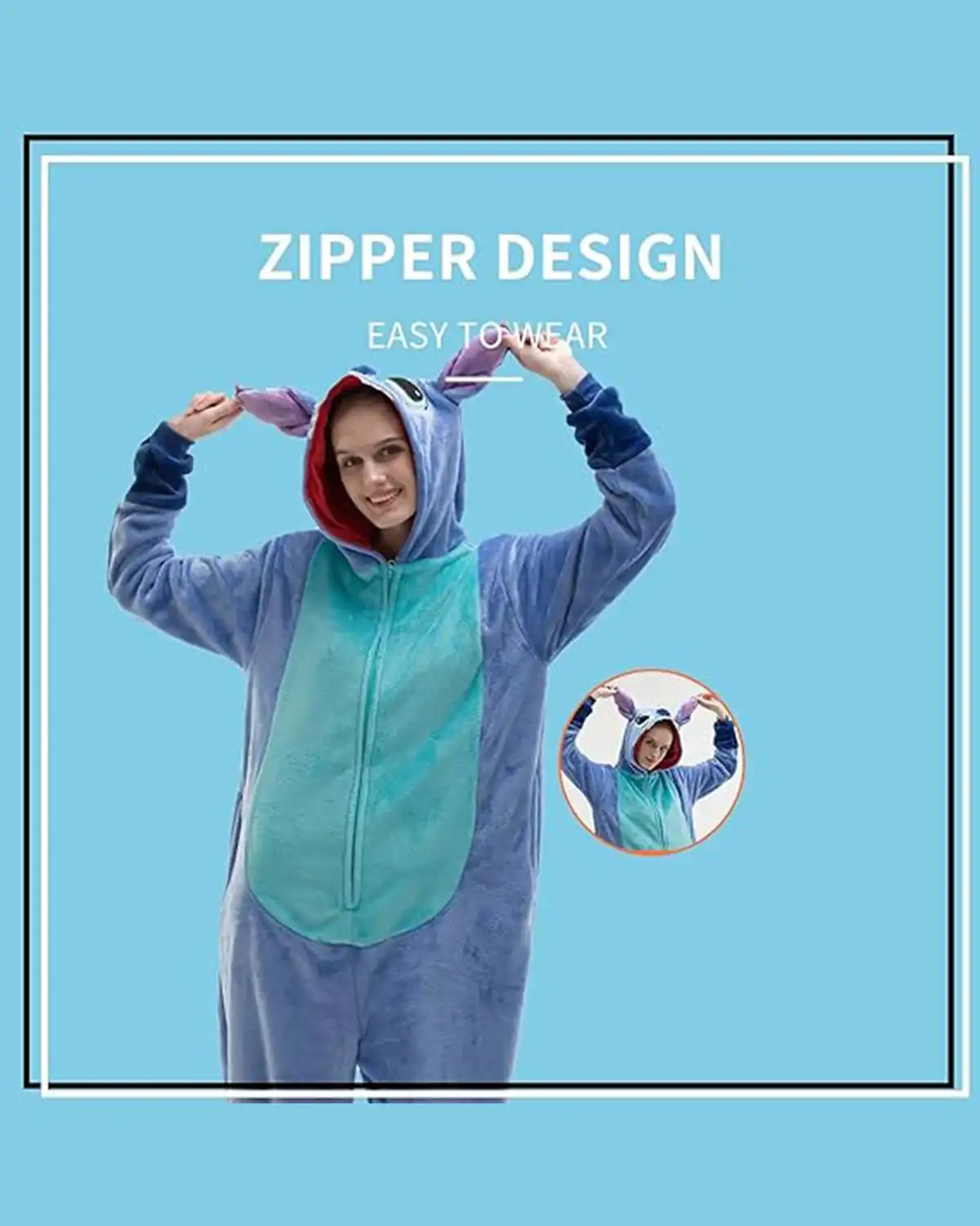 COSUSKET Snug Fit Unisex Halloween Onesie Pajama