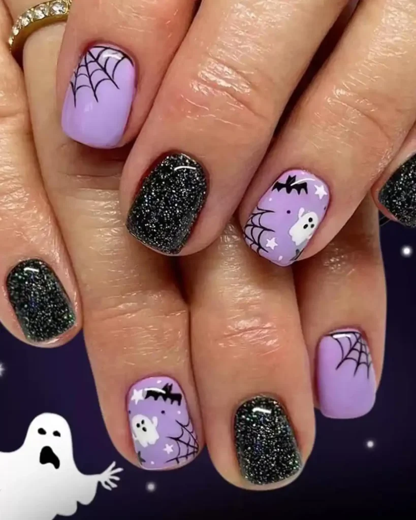 CTTHNBD 6 Packs Halloween Press on Nails