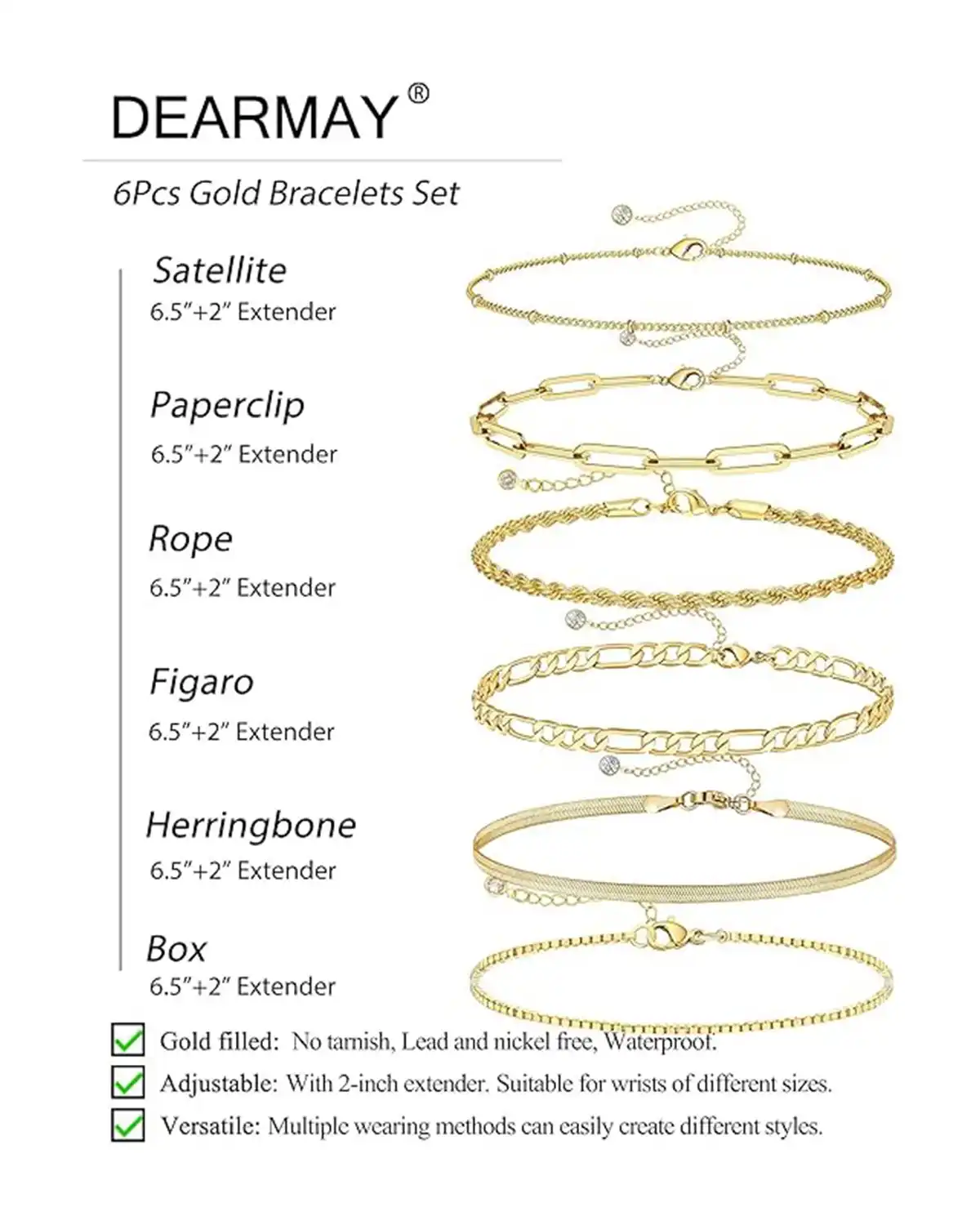 Dearmay 14K Gold Plated Bracelet