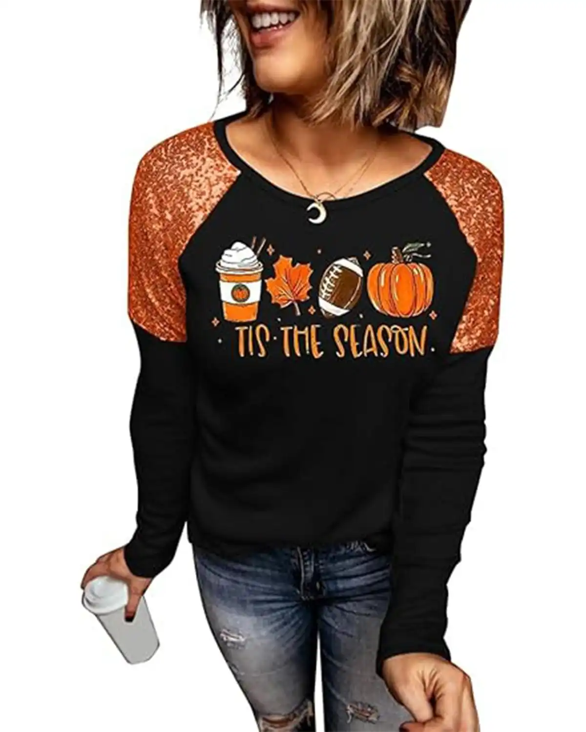 Earlymemb Halloween Shirt for Womens