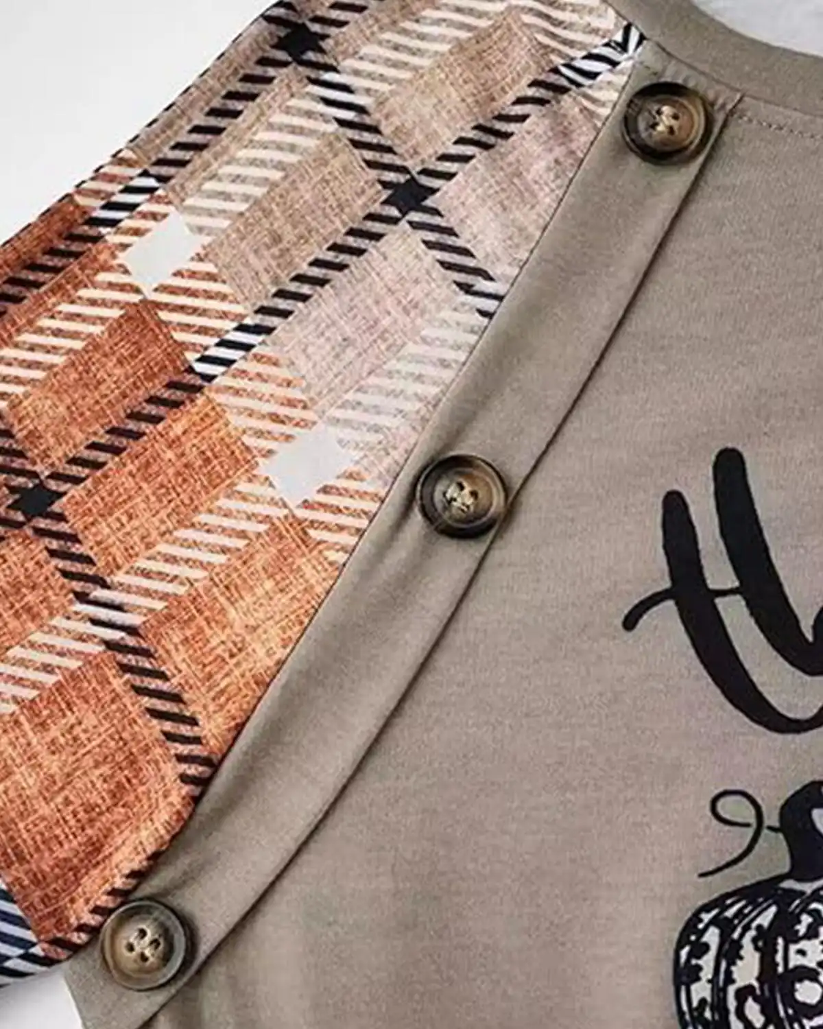 Earlymemb Pumpkin Shirt for Women