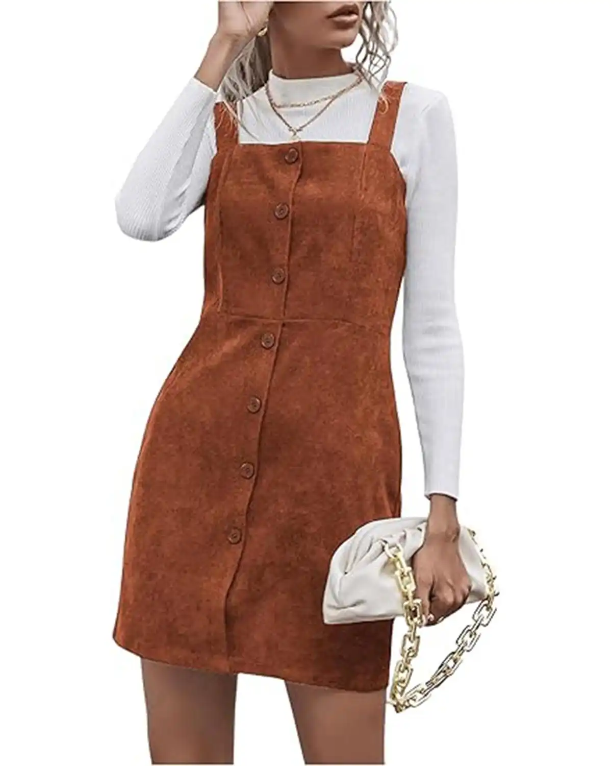 Floerns Womens Pinafore for Womens
