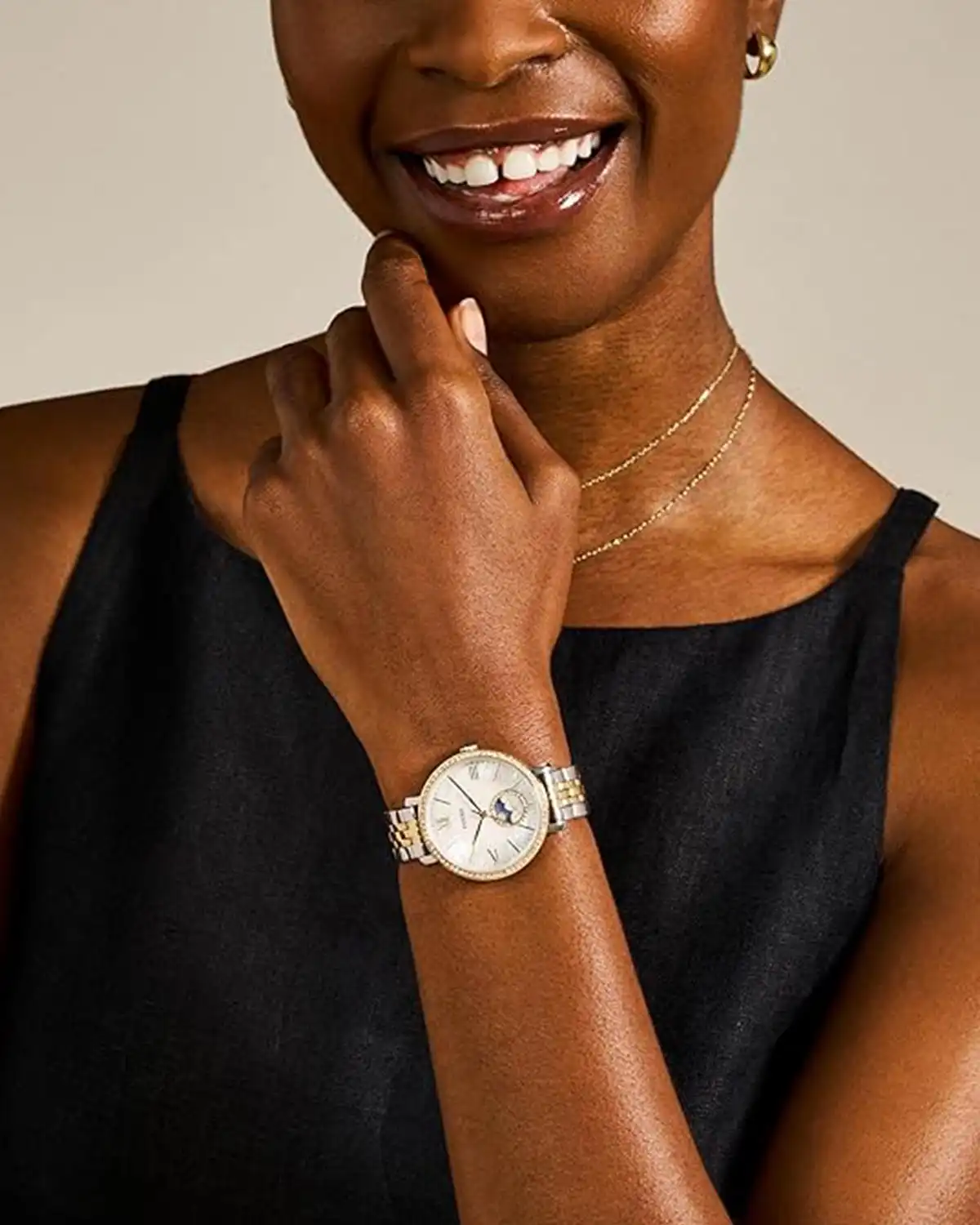 Fossil Women Jacqueline Quartz Stainless Steel Three Hand Watch for Women