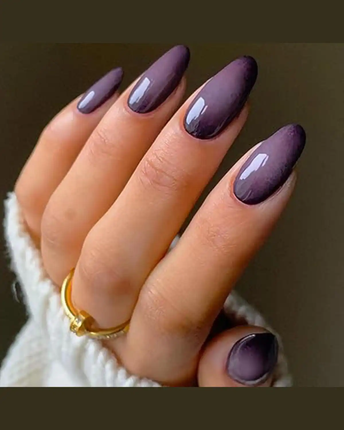 GLAMERMAID Black Pink Ombre Halloween Press on Nails for Women