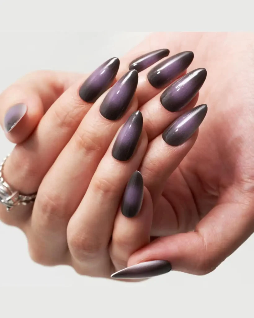 GLAMERMAID Black Pink Ombre Press on Nails