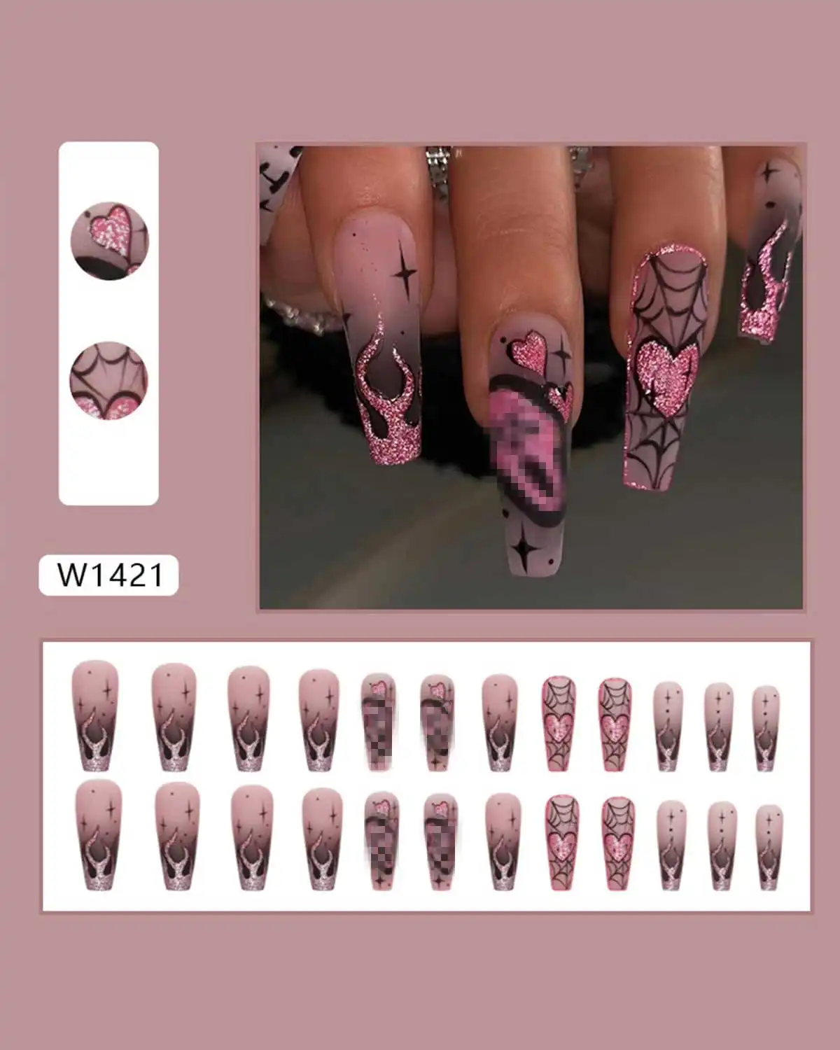 GUFUGU Halloween Press on Nails