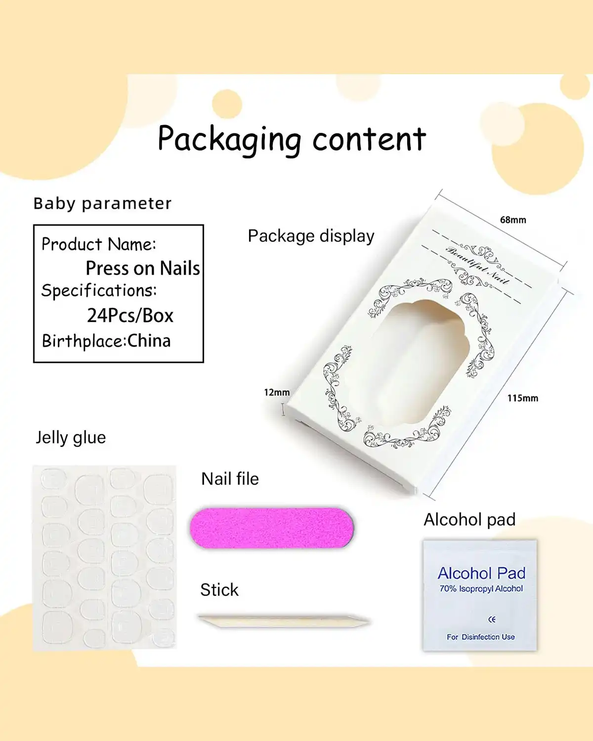 Generic Christmas Press on Nails