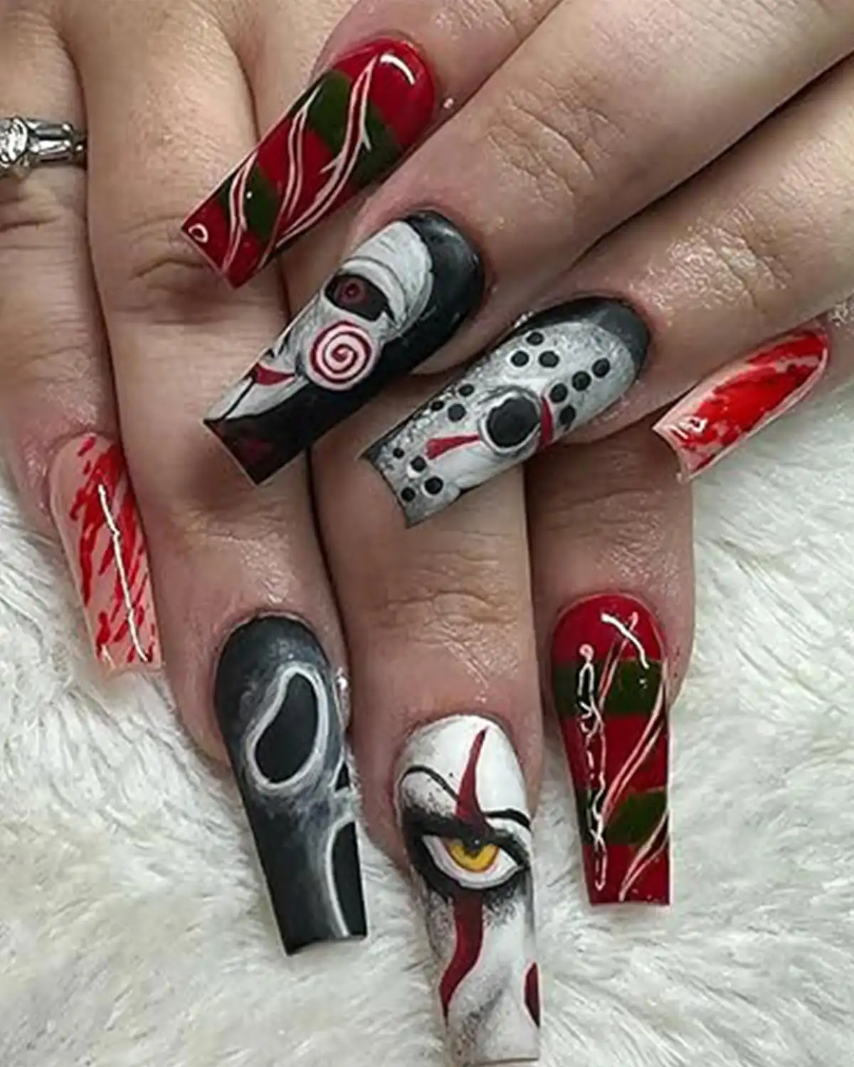 Generic Halloween Press on Nails