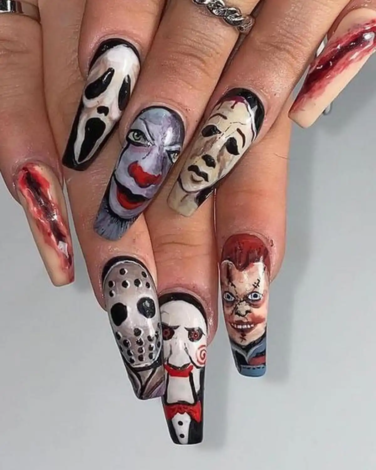 Generic Halloween Press on Nails