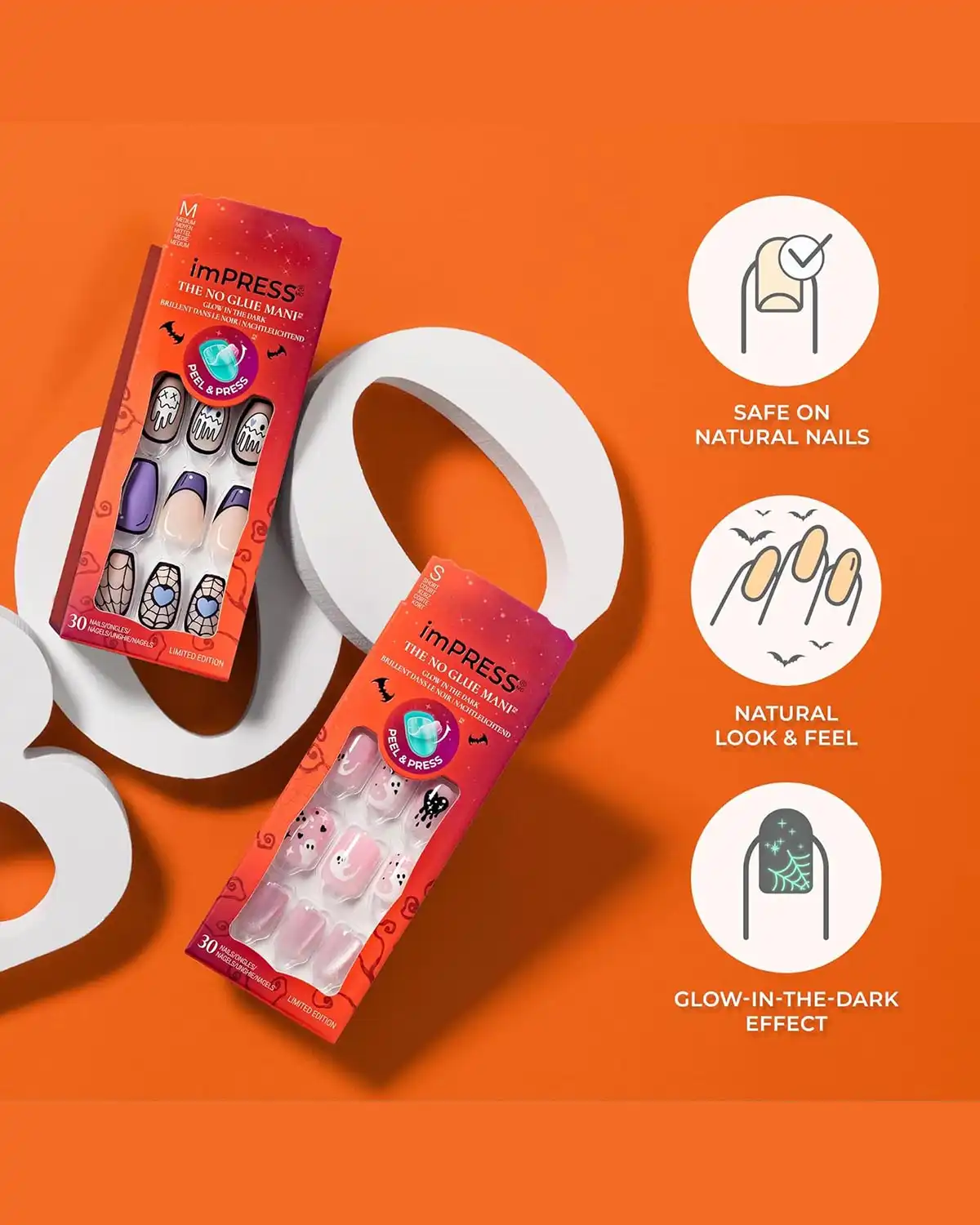 KISS imPRESS Halloween Press On Nail