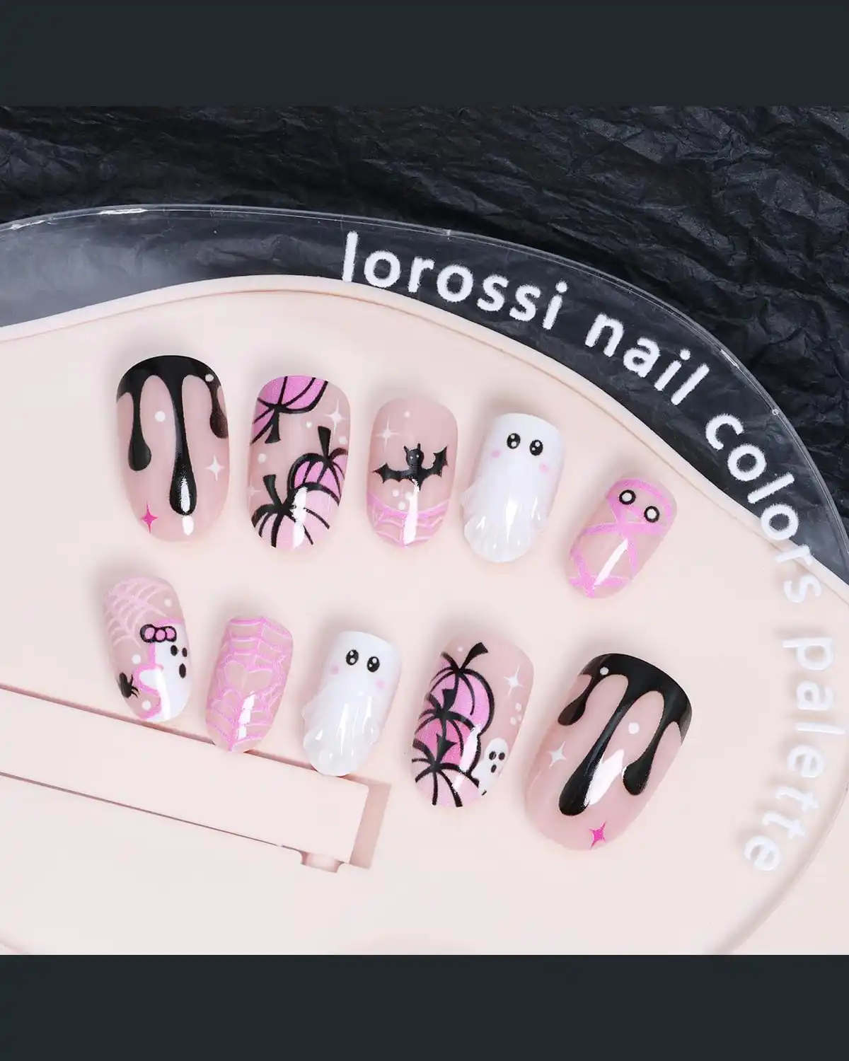 KRTBKR Cute Ghost Press on Nail