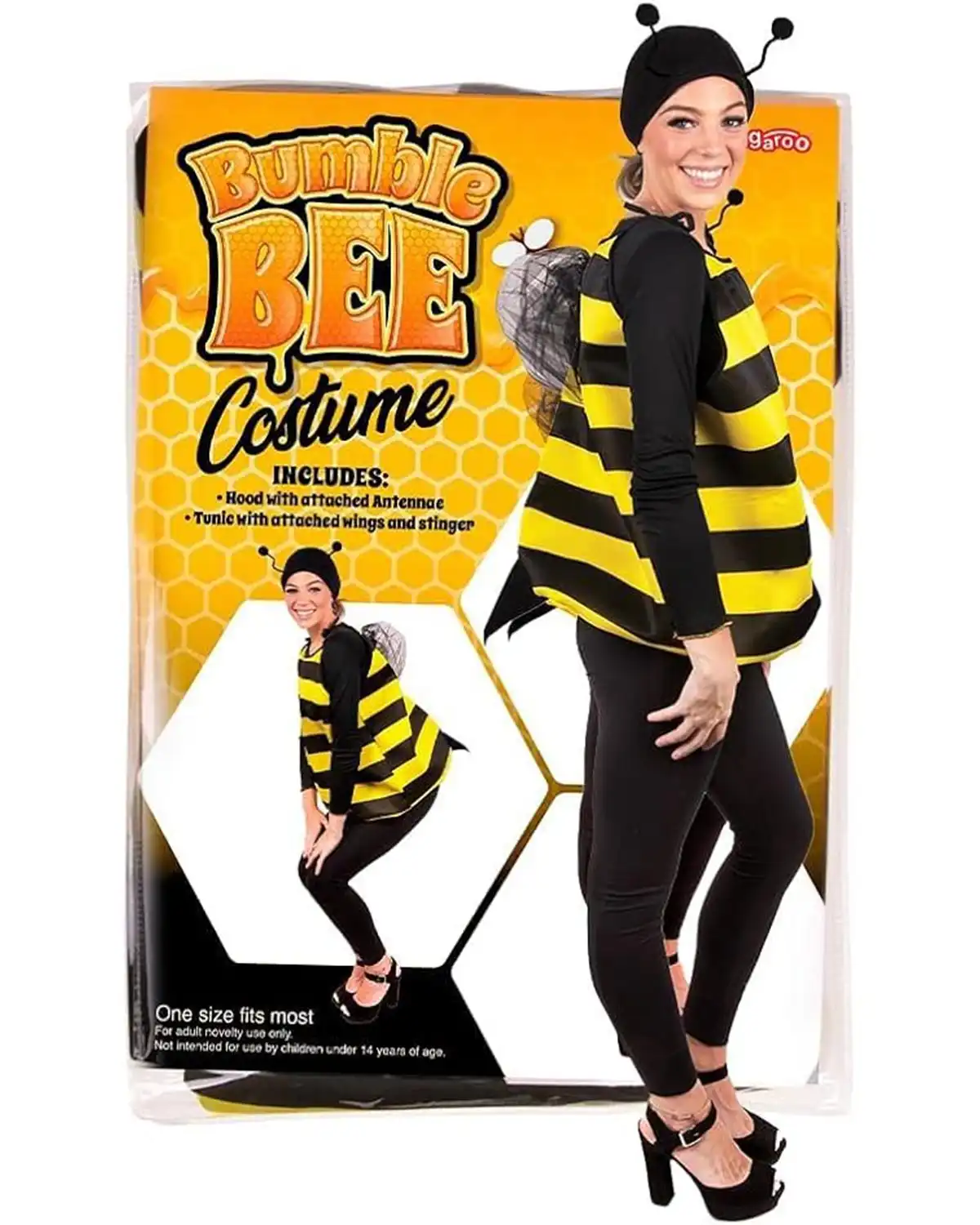 Kangaroo Bumble Bee Cute Halloween Costume For Womens