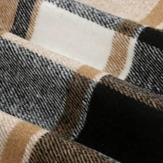 Kinghua Wool Plaid Mini Skirt For Girl