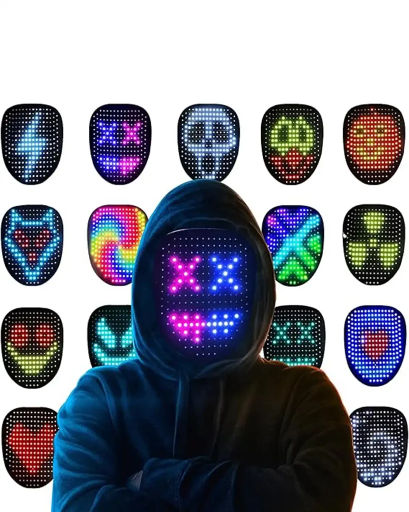 Led Mask Halloween Costume for Kids Adults Review