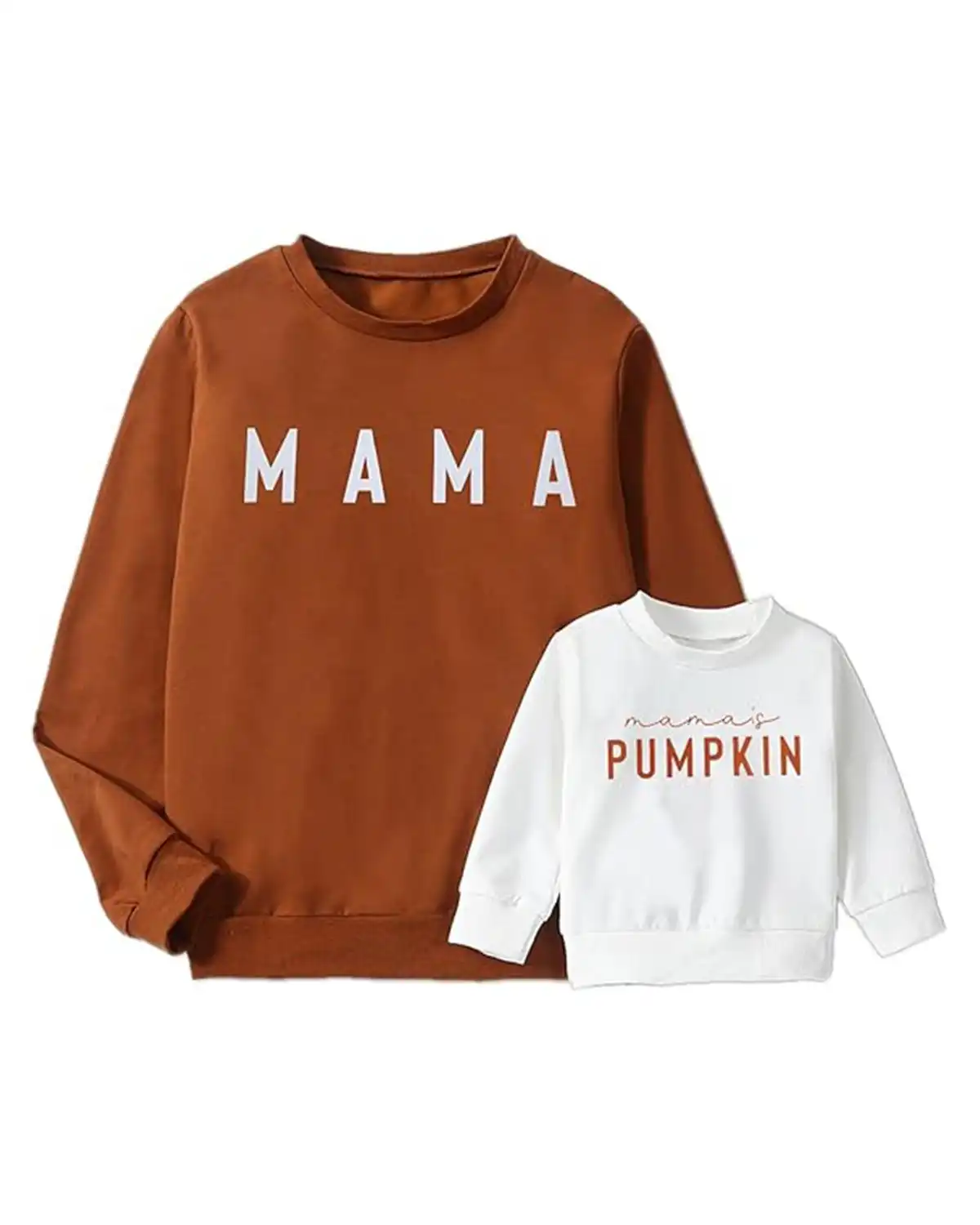 Mommy And Me Matching Halloween Pumpkin Sweatshirt