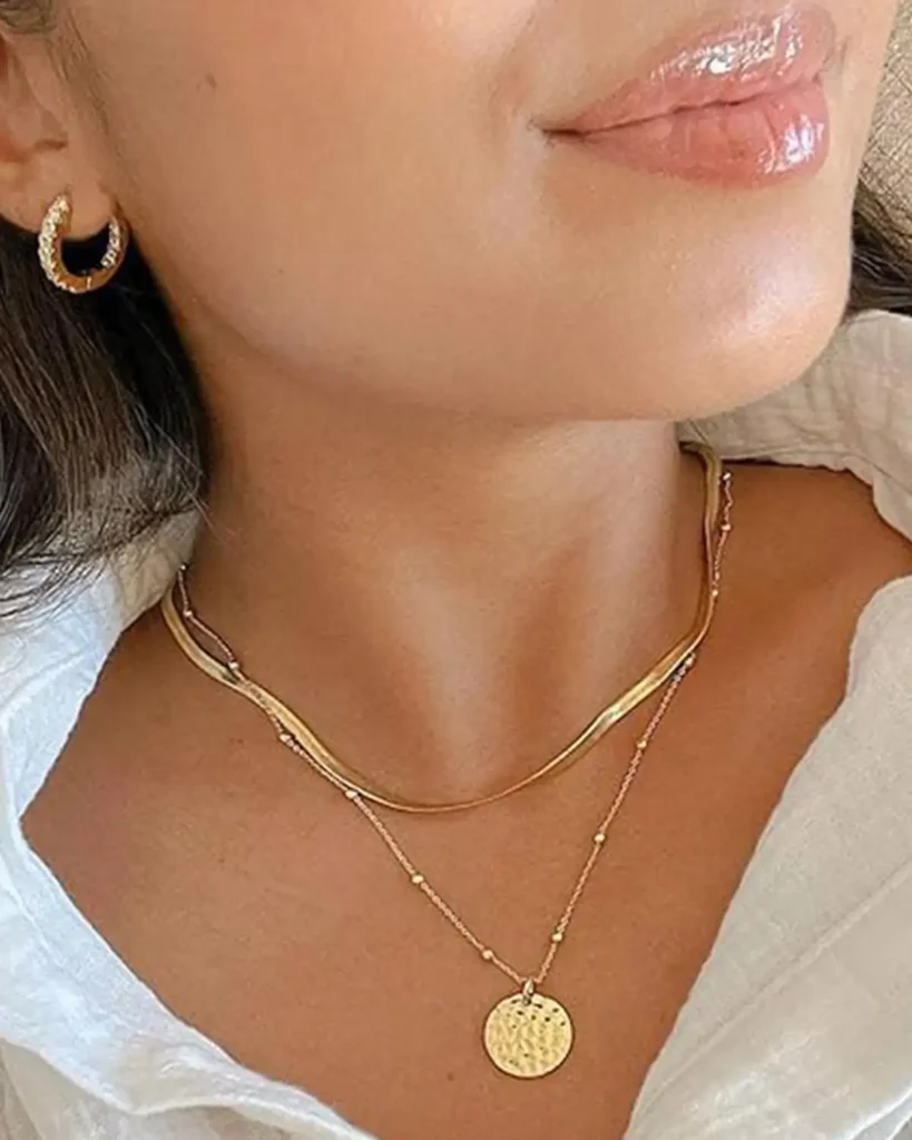 Newitin 69 Pieces Gold Jewelry Set for Women