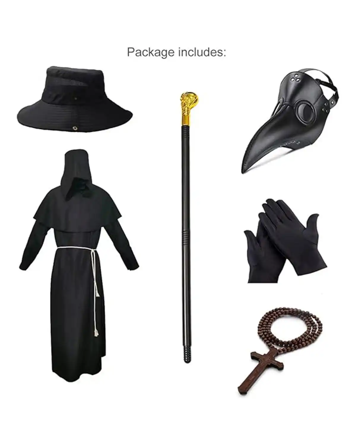 Nicexx Plague Doctor Mask Costume