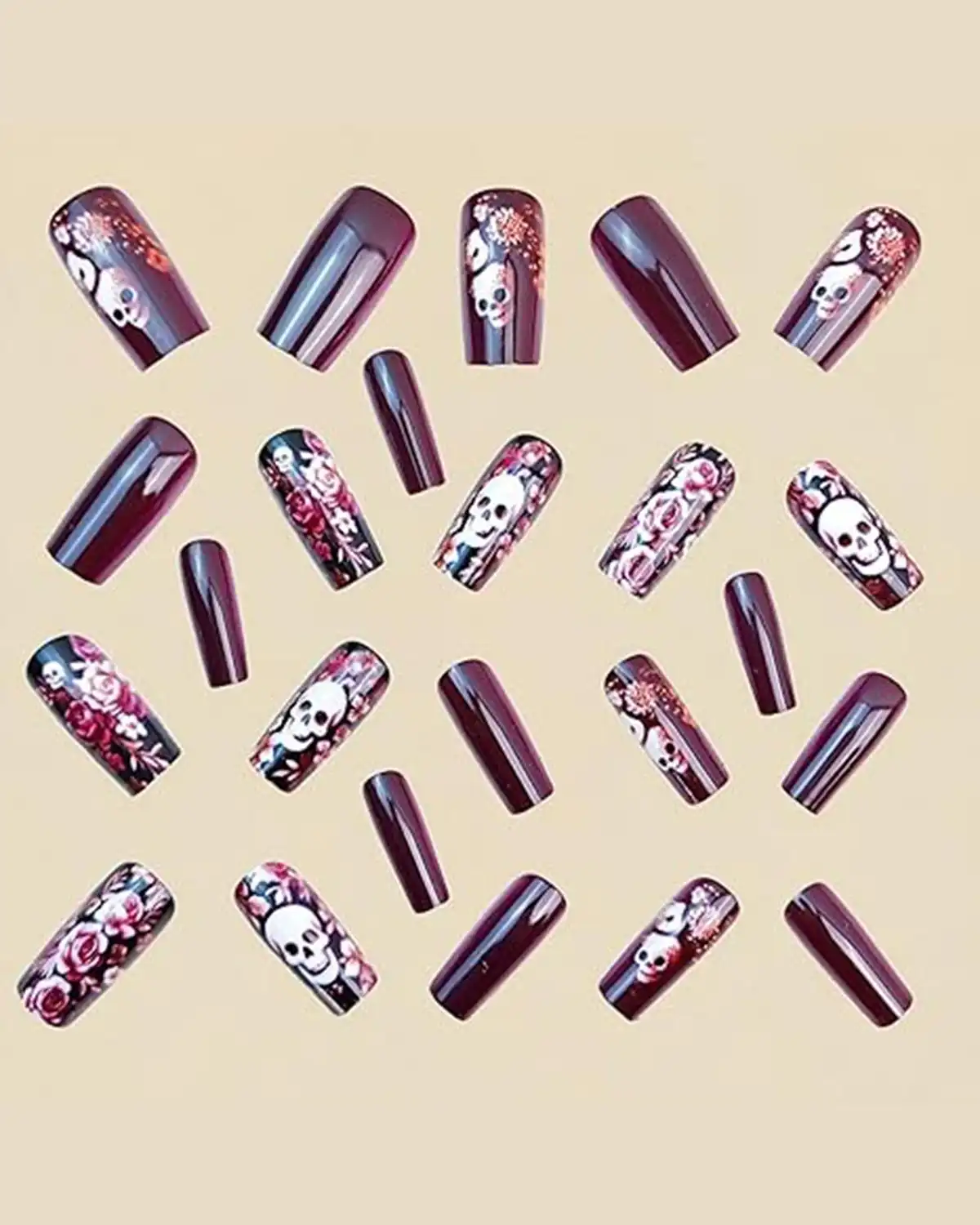 OCOUYVD Halloween Press on Nail