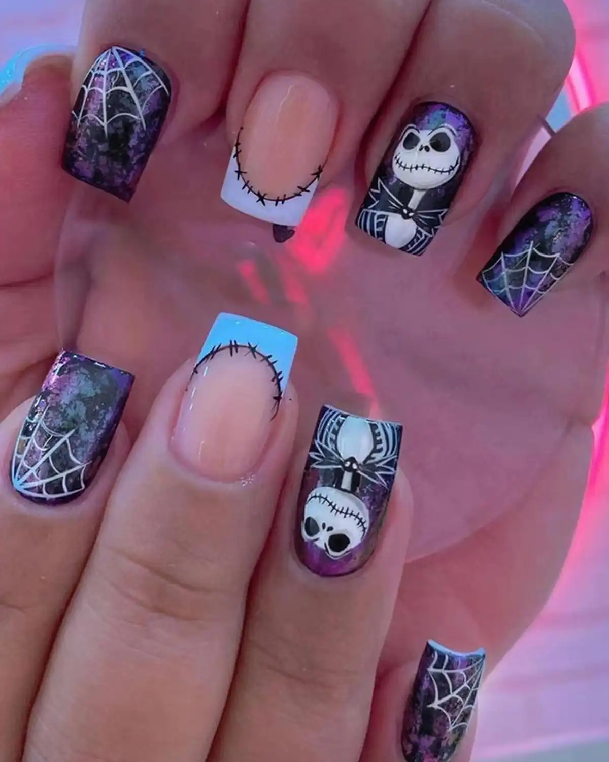 OCOUYVD Halloween Press on Nails