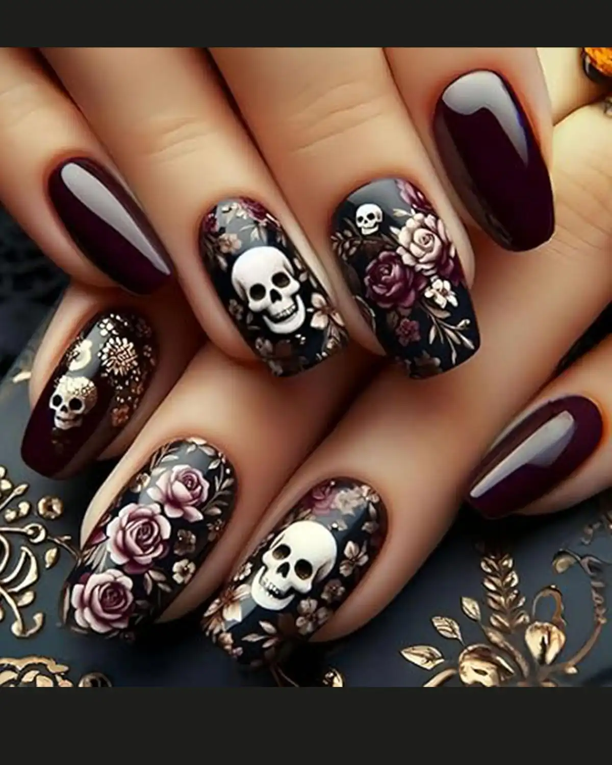 OCOUYVD Halloween Press on Nails