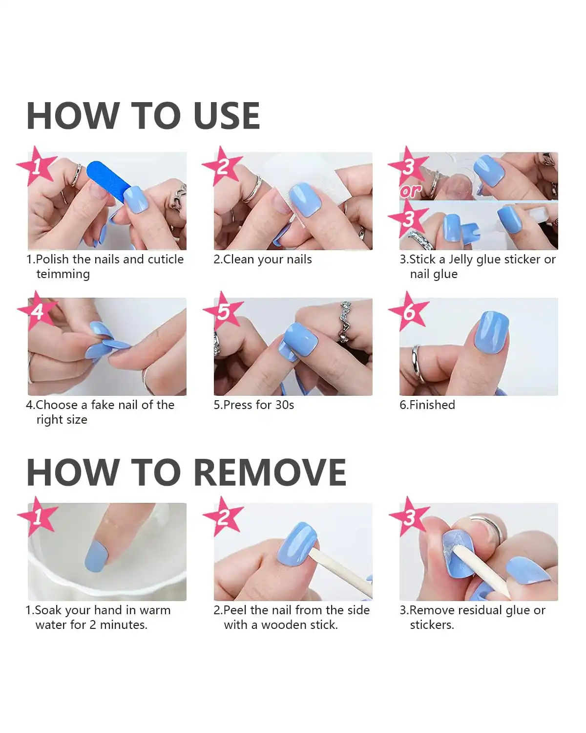 Osttma Christmas Press on Nails