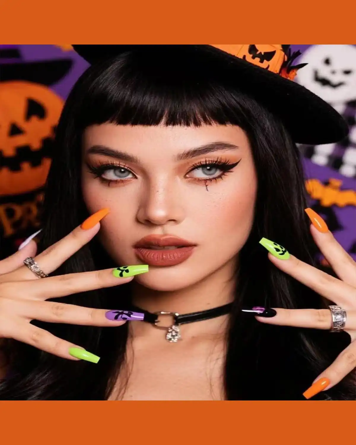 RUPOFUZA Halloween Press on Nail