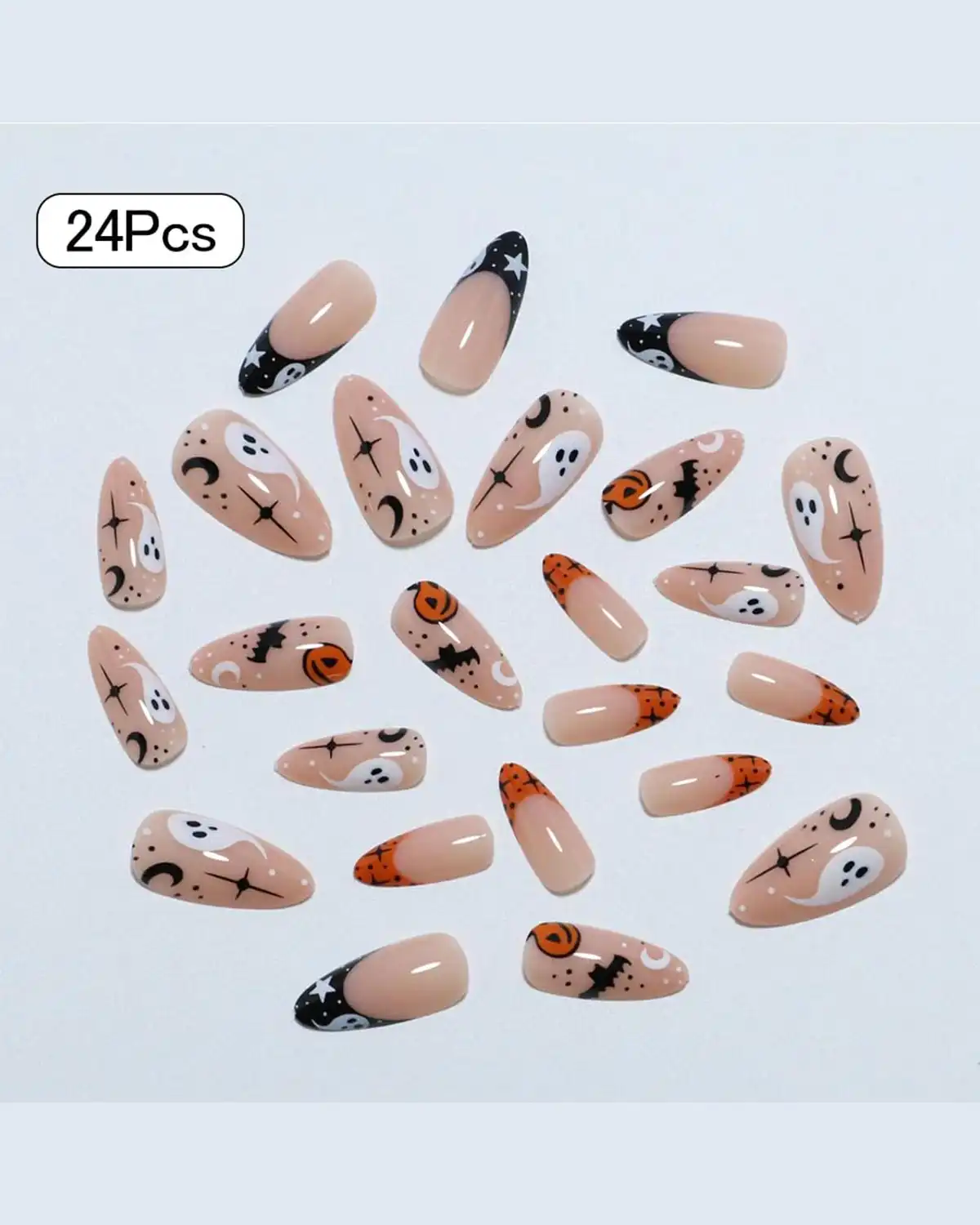 RUPOFUZA Halloween Press on Nails for Women