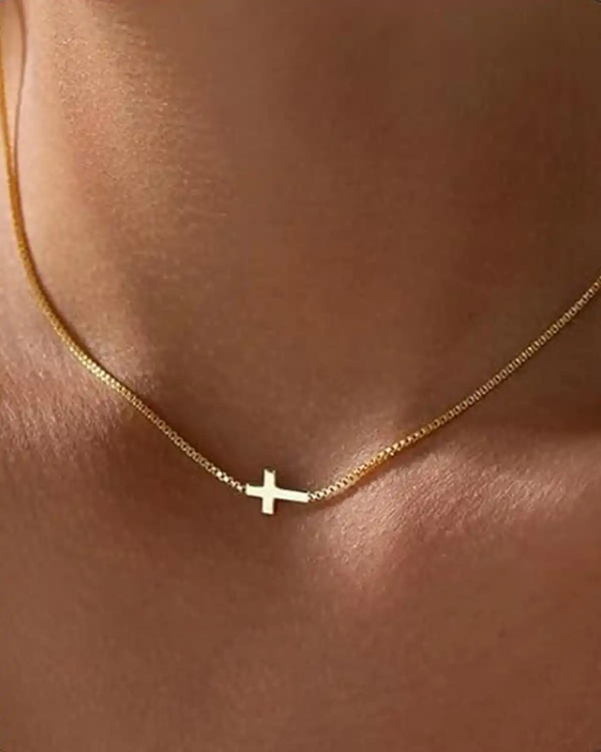 Rotnso Cross Necklace for Women