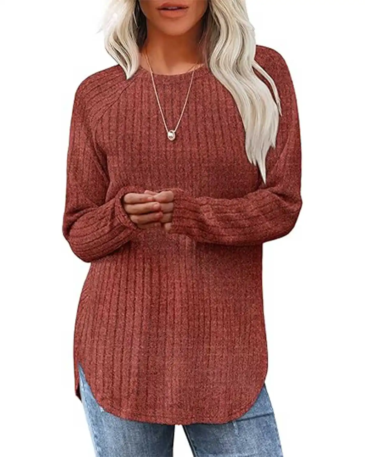 Saloogoe Long Sleeve Shirts for Women