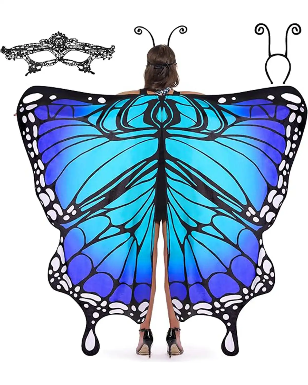 Spooktacular Creations Halloween Butterfly Wings Costume for Womens