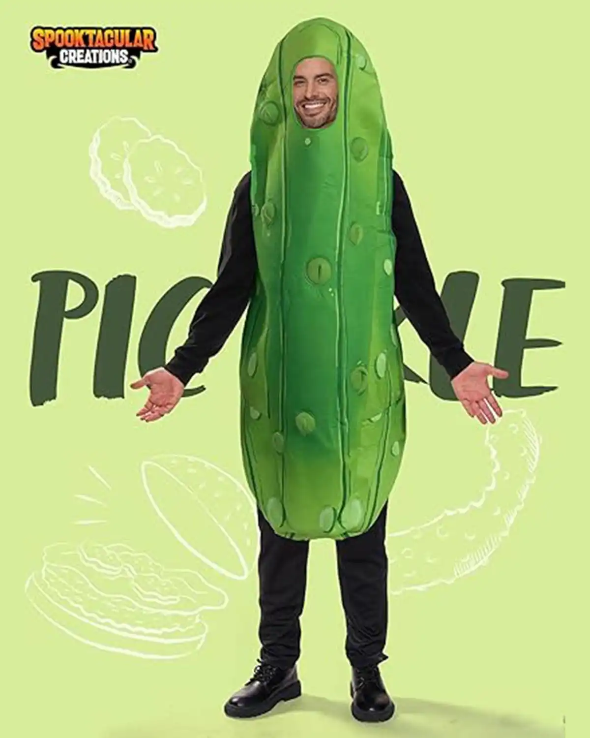 Spooktacular Creations Halloween Pickle Costume for Men