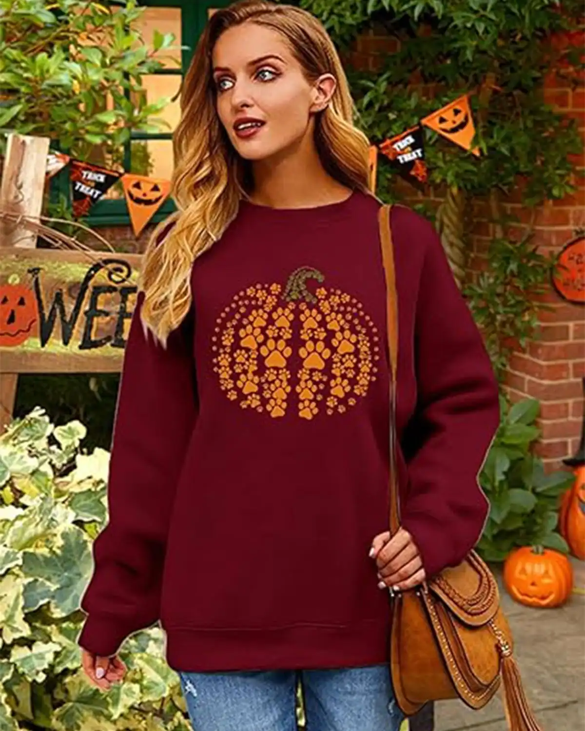 Urvatac Fall Pumpkin Sweatshirt
