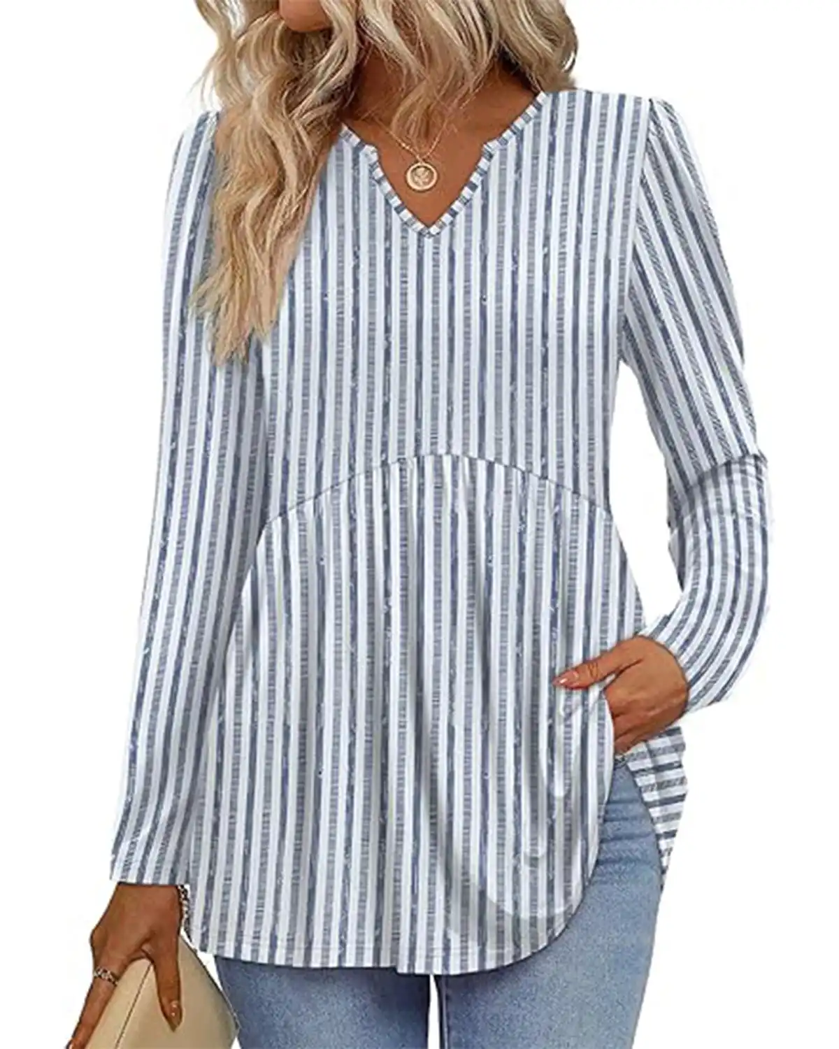 Wiholl Tops Long Sleeve Fall Shirts for Womens