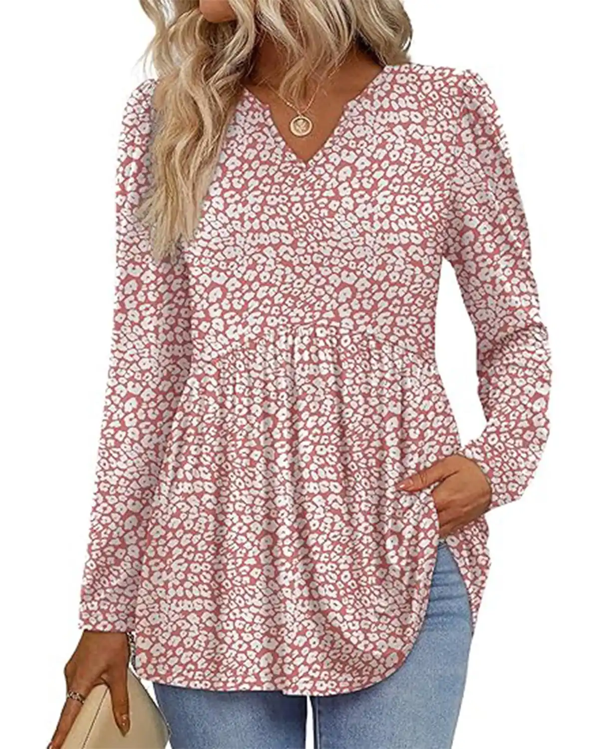 Wiholl Tops Long Sleeve Fall Shirts