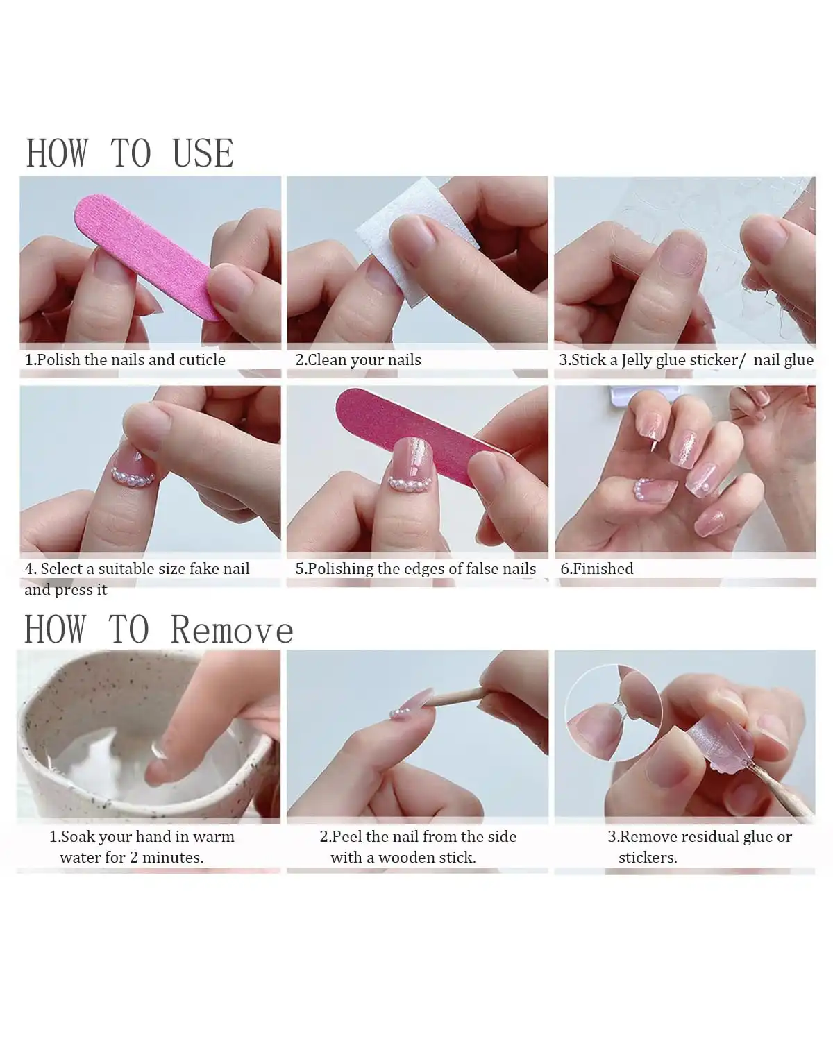 Xiannaipai Christmas French Tip Press on Nails