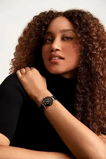 Anne Klein Women Black Ceramic Bracelet Watches