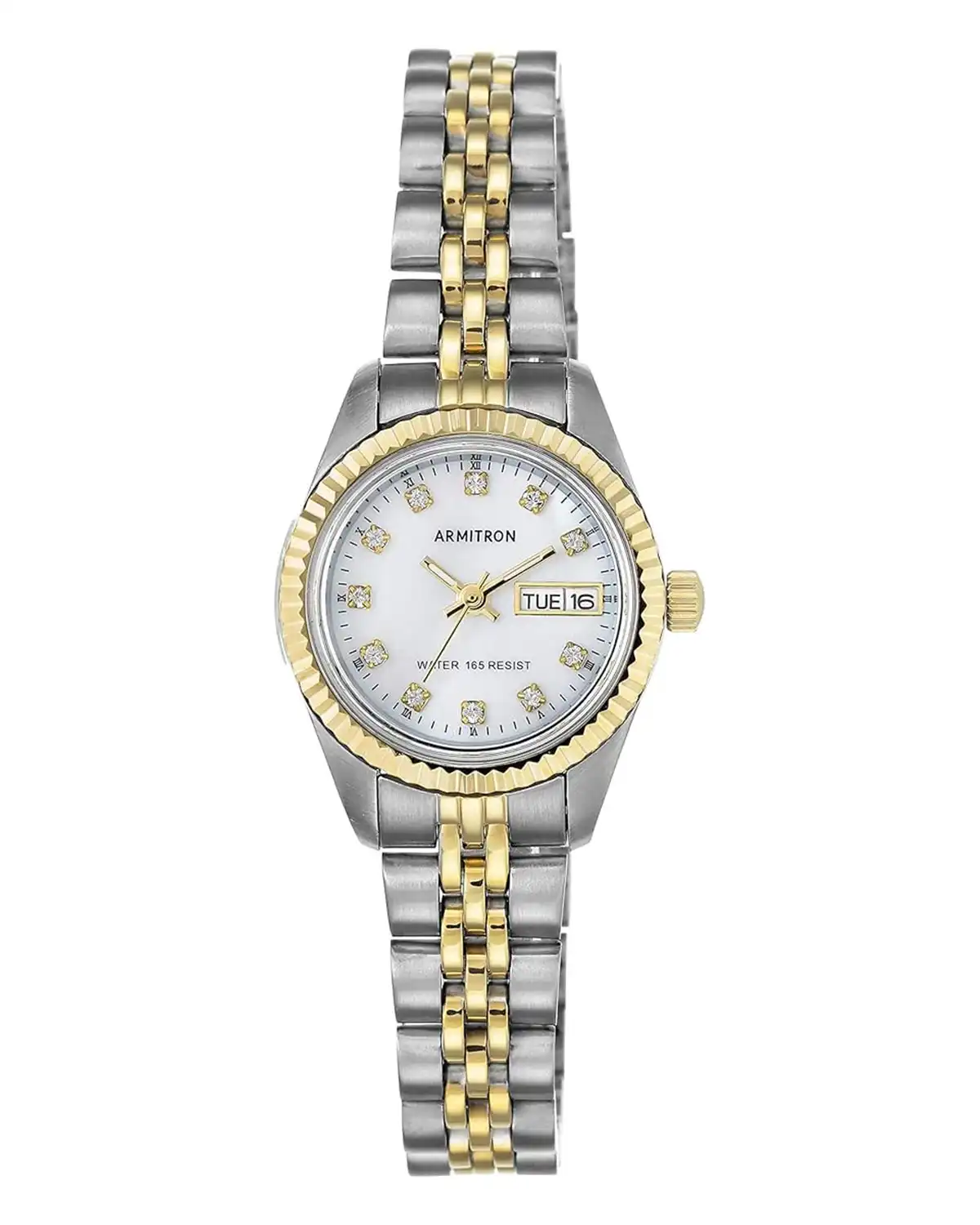 Armitron Women Genuine Crystal Accented Bracelet Watch