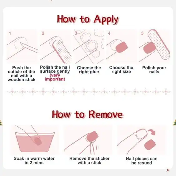 Christmas Press On Nails Short Square Fake Nails - Snowflake Designs Glossy Blue French Tip Glue on Nails with Bling Sequins & Sparkly False Nails Winter Xmas Acrylic Sets